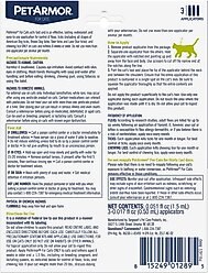PetArmor Flea & Tick Spot Treatment for Cats, over 1.5 lbs, 3 Doses (3-mos. supply) slide 2 of 7