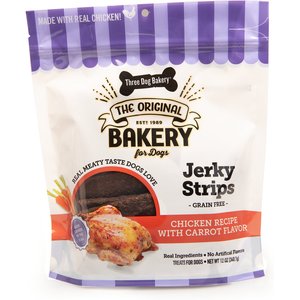 Fruitables Whole Jerky Strips Chicken Breast Dog Treats, 12-oz bag
