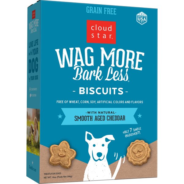 Cloud Star Wag More Bark Less Grain-Free Itty Bitty Oven Baked with Pumpkin Dog Treats