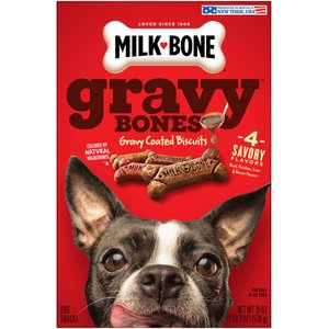 Milk-Bone GravyBones Small Biscuit Dog Treats, 19-oz box
