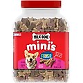 Milk-Bone Mini's Flavor Snacks Beef, Chicken & Bacon Flavored Biscuit Dog Treats, 36-oz tub