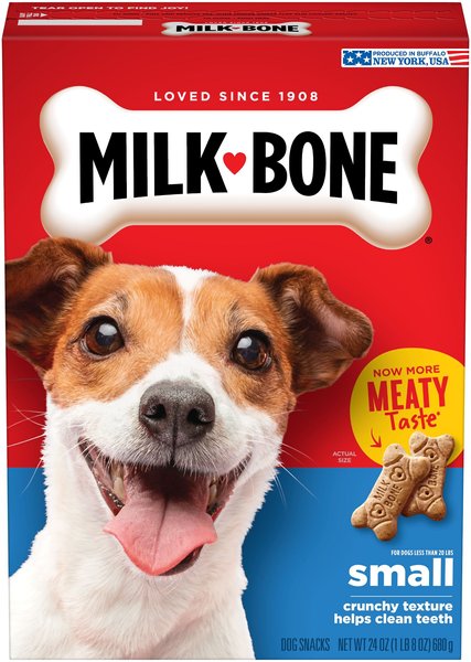Milk-Bone Original Small Biscuit Dog Treats, 24-oz box slide 1 of 10