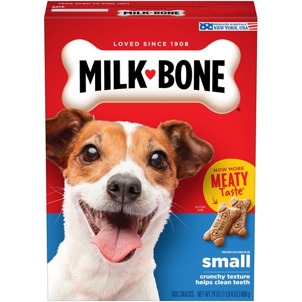 MILKBONE Original Small Biscuit Dog Treats, 24oz box