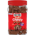 Milk-Bone Soft & Chewy Beef & Filet Mignon Recipe Dog Treats, 25-oz tub