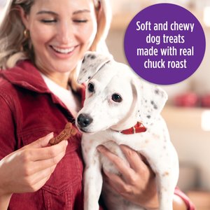 Milk-Bone Soft & Chewy Beef & Filet Mignon Recipe Dog Treats, 25-oz tub