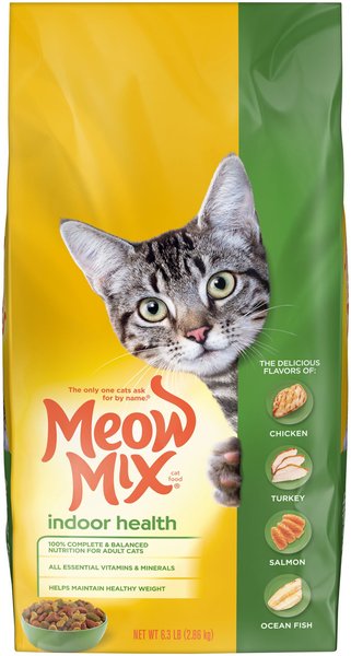 Meow Mix Indoor Health Dry Cat Food 6 3 Lb Bag