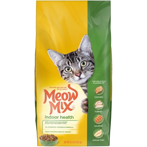 MEOW MIX Indoor Health Dry Cat Food, 6.3lb bag