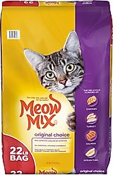 Meow Mix Original Choice Dry Cat Food, 22-lb bag
