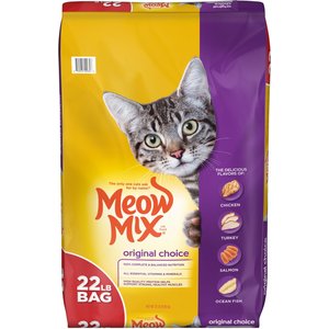 MEOW MIX Original Choice Dry Cat Food 22 lb bag Chewy