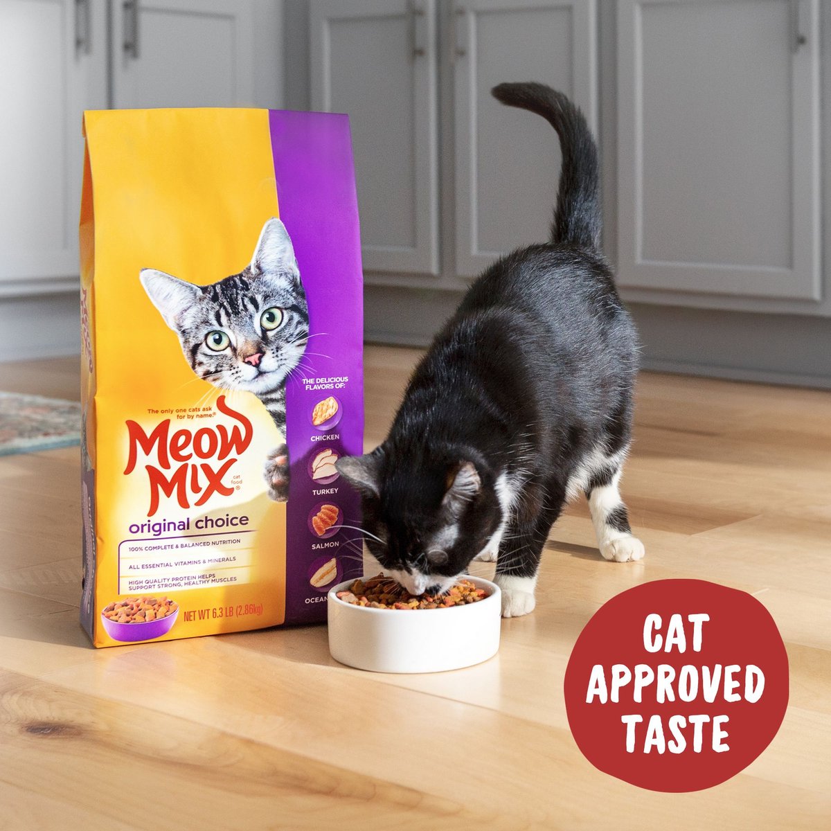 Meow mix dry store cat food original