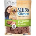 Milo's Kitchen Beef Sausage Slices with Rice Dog Treats, 18-oz bag